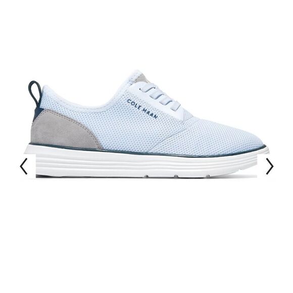 COLE HAAN Grandsport Trainer Sneakers halogen blue size 10.5 NWT - Picture 2 of 9
